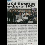 Le Club 44 reverse une enveloppe de 18.000€