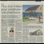 Plus d'un million pour construire une pharmacie