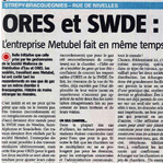 FJC Metubel, de concert avec ORES et la SWDE