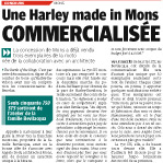 Une Harley made in Mons commercialisée