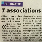 7 Associations récompensées