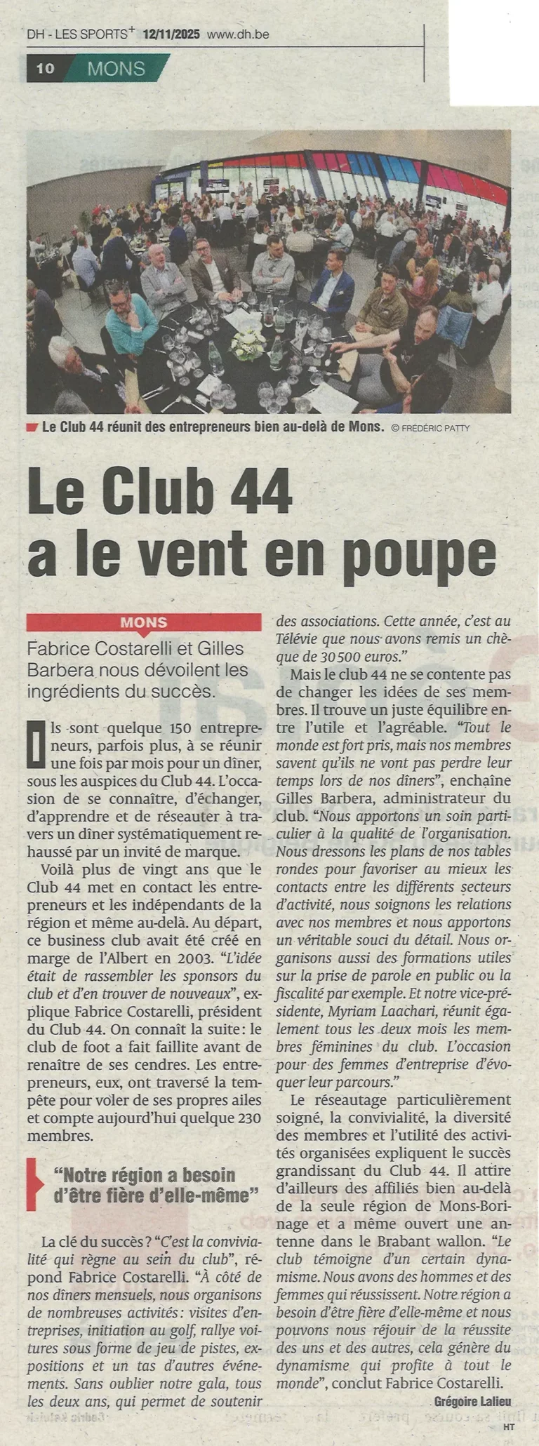Le Club 44 a le vent en poupe